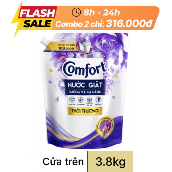 Nước giặt Comfort hương thời thượng 3.8kg