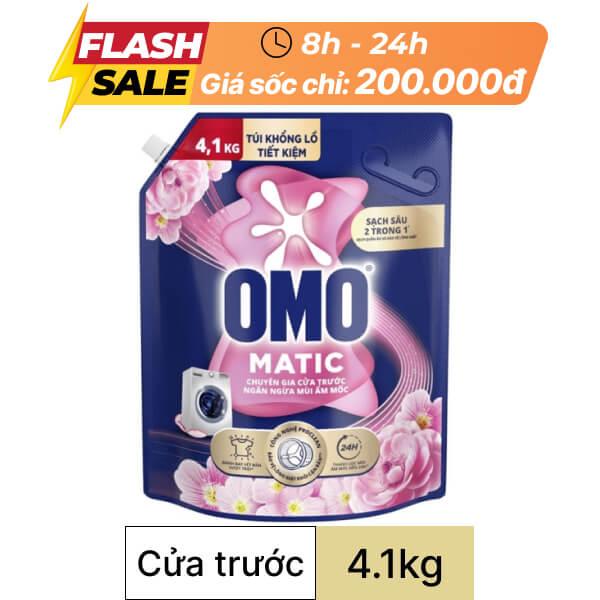 Nước giặt OMO ngăn mùi ẩm mốc 4.1kg