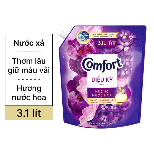 Nước xả Comfort diệu kỳ 3.1 lít