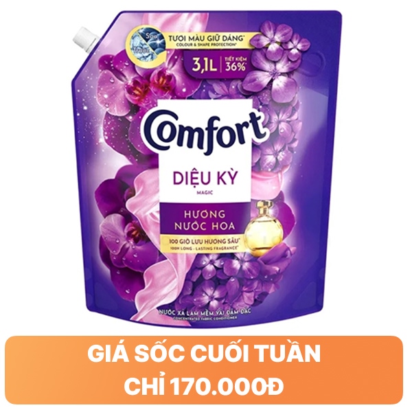 Nước xả Comfort diệu kỳ 3.1 lít