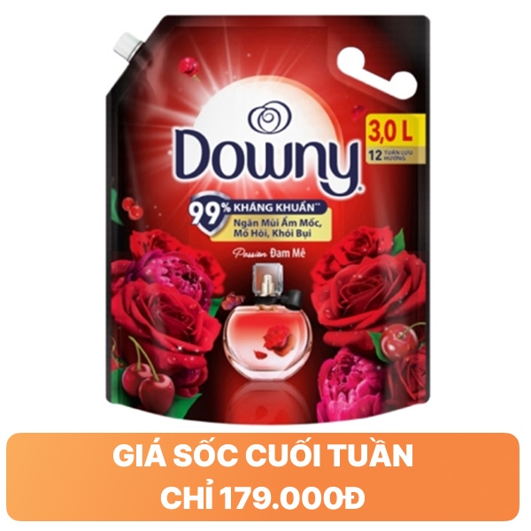 Nước xả Downy đam mê 3 lít