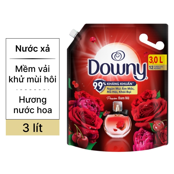 Nước xả Downy đam mê 3 lít