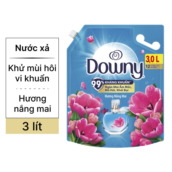 Nước xả Downy nắng mai 3 lít