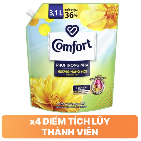 Nước xả Comfort nắng mới 3.1 lít
