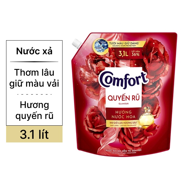 Nước xả Comfort quyến rũ 3.1 lít
