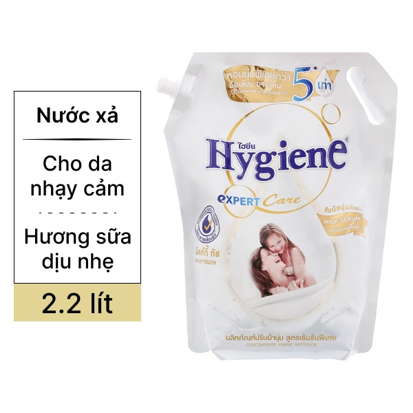 Nước xả vải Hygiene trắng 2.2 lít