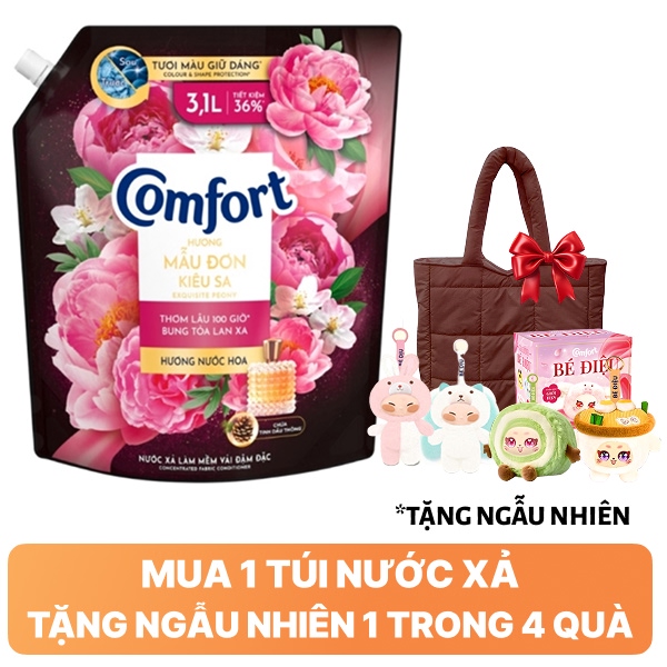 Nước xả Comfort hương mẫu đơn 3.1 lít