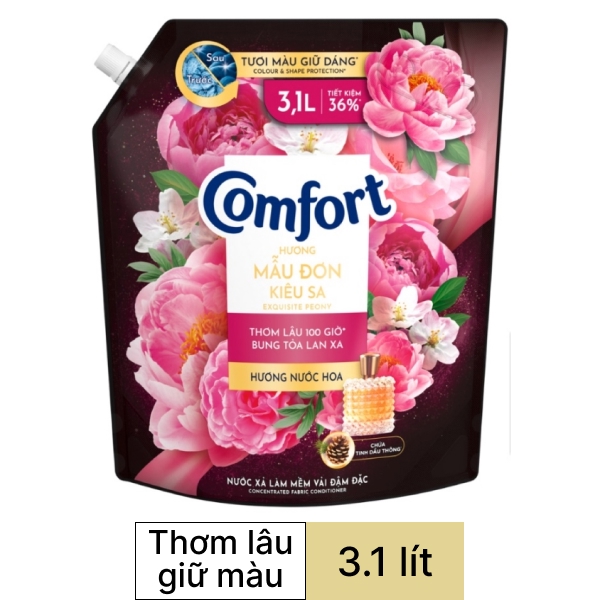 Nước xả Comfort hương mẫu đơn 3.1 lít