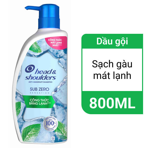 Dầu gội Head & Shoulders băng lạnh 800ml