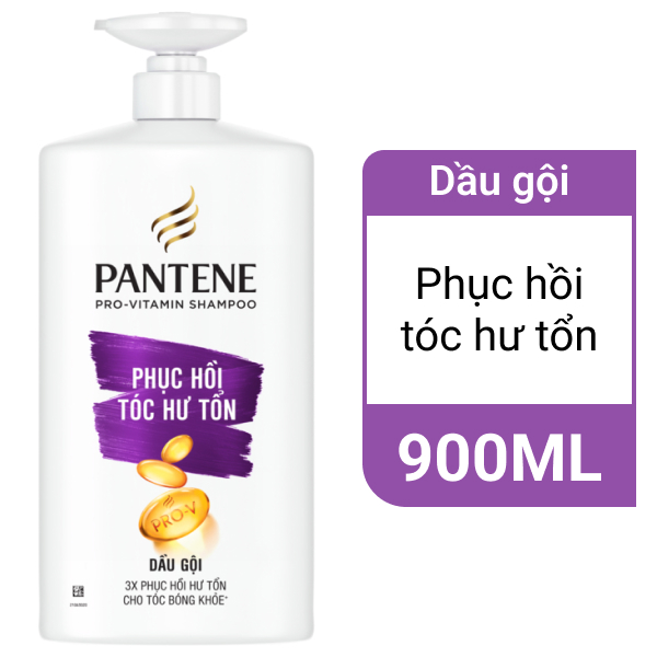Dầu gội Pantene phục hồi hư tổn 900ml