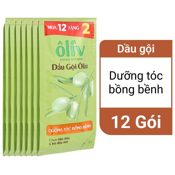 Dầu gội Ôliv dưỡng tóc bồng bềnh 5.8ml x 12 gói