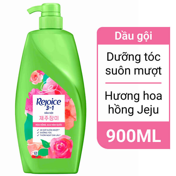 Dầu gội Rejoice hoa hồng Jeju 900ml