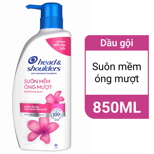 Dầu gội Head & Shoulders suôn mềm óng mượt 850ml