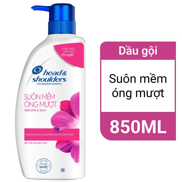 Dầu gội Head & Shoulders mềm mượt óng ả 850ml