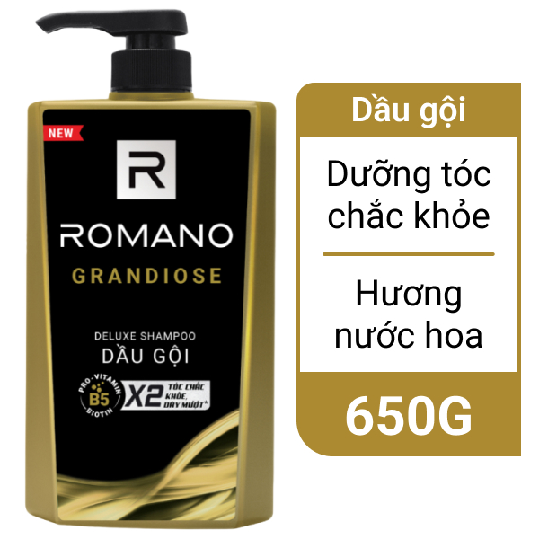 Dầu gội Romano Grandiose 650g