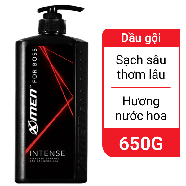 Dầu gội nước hoa X-Men For Boss Intense 650g