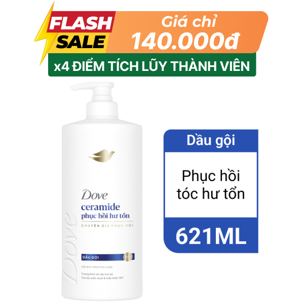Dầu gội Dove phục hồi hư tổn 621ml