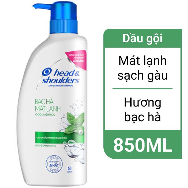 Dầu gội Head & Shoulders bạc hà sạch gàu 850ml