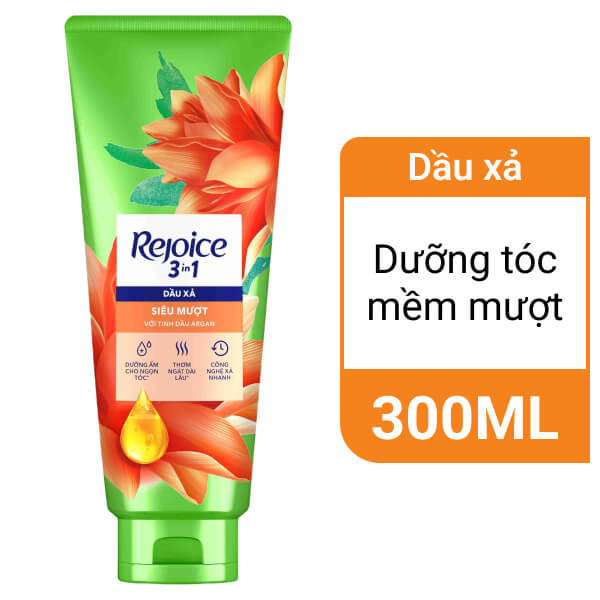 Dầu xả Rejoice 3 in 1 siêu mềm 300ml