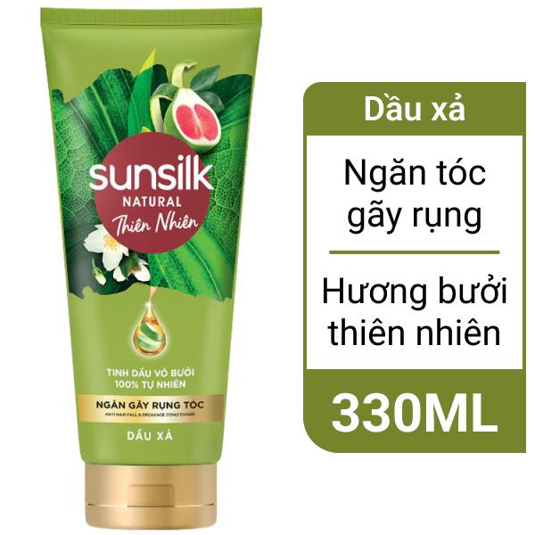 Dầu xả Sunsilk Natural ngăn gãy rụng tóc 330ml
