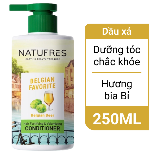 Dầu xả Natufres Belgian Favorite bia Bỉ 250ml