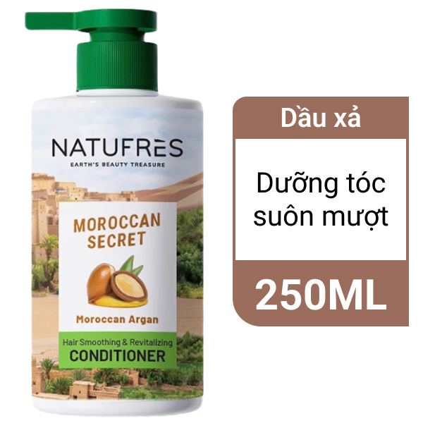 Dầu xả Natufres Moroccan Secret tinh dầu Argan 250ml
