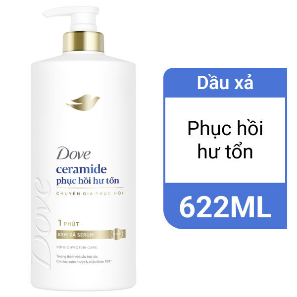 Kem xả Dove phục hồi hư tổn 622ml