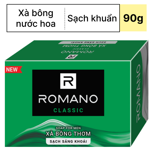 Xà bông sạch khuẩn Romano Classic 90g