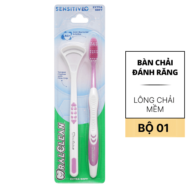 Bộ bàn chải đánh răng và vệ sinh lưỡi Oral-Clean