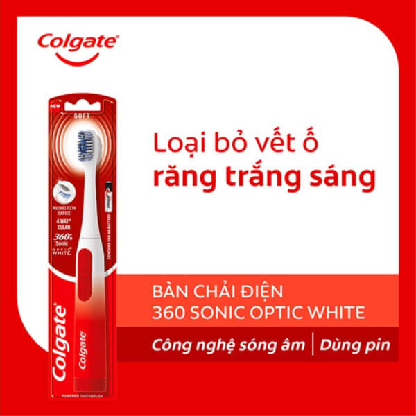 Bàn chải điện Colgate Sonic Optic White 360