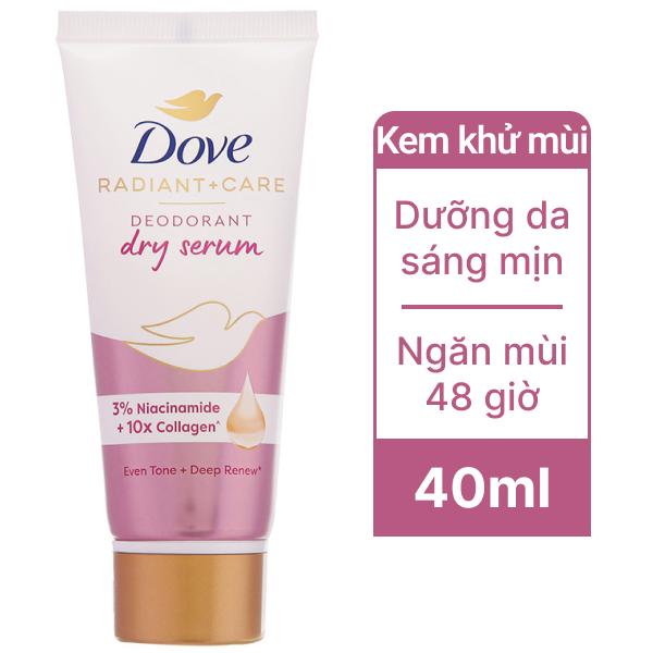 Kem ngăn mùi Dove dưỡng da đều màu 40ml