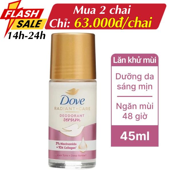 Lăn khử mùi Dove Serum Collagen 45ml