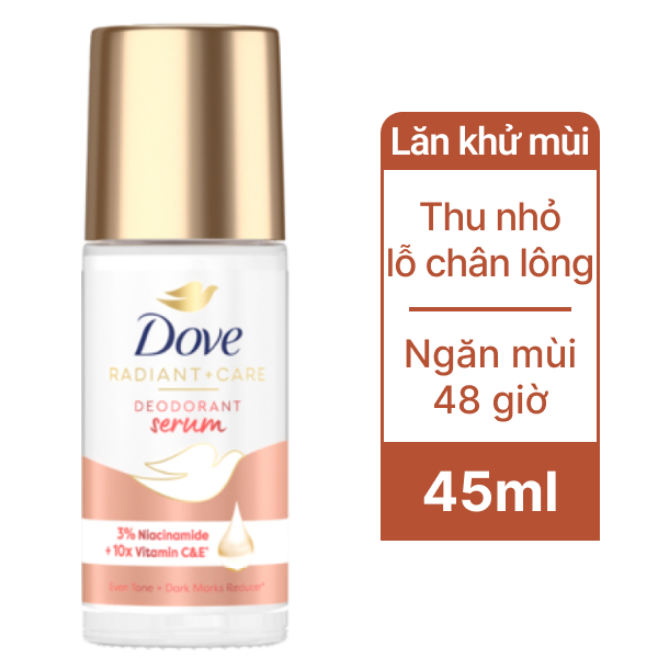 Lăn khử mùi Dove Serum Vitamin C&E 45ml