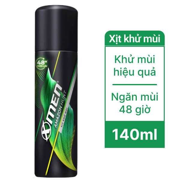 Xịt khử mùi X-Men Amazon Hunt 140ml