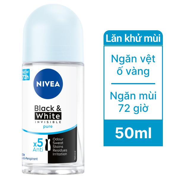 Lăn ngăn mùi Nivea ngăn ố vàng 50ml