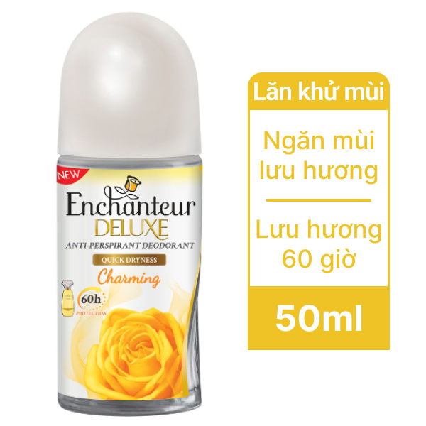 Lăn khử mùi hương nước hoa Enchanteur Deluxe Charming 50ml