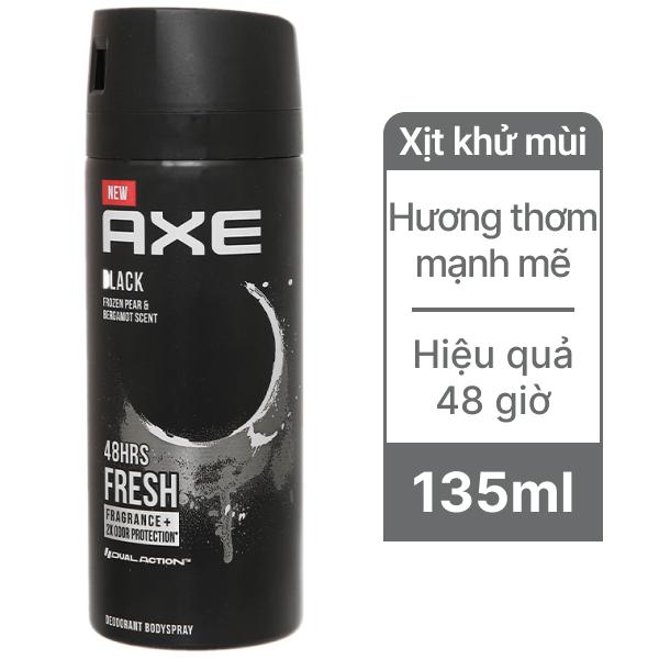 Xịt khử mùi cho nam AXE Black 135ml