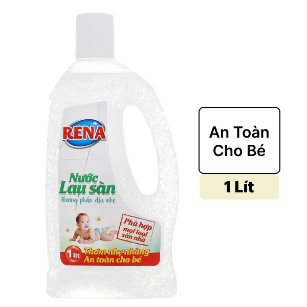 Nước lau sàn Rena dịu nhẹ 1 lít