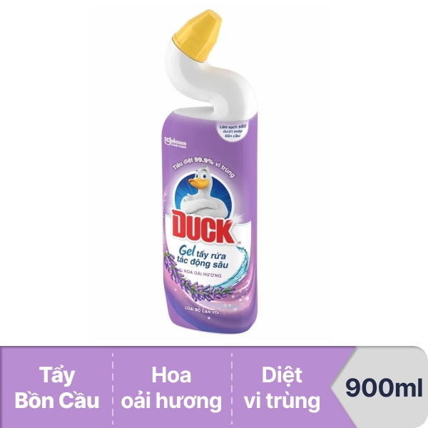 Gel tẩy toilet Duck lavender 900ml