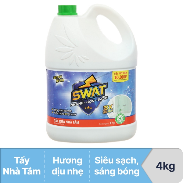 Tẩy nhà tắm Swat siêu sạch 4kg