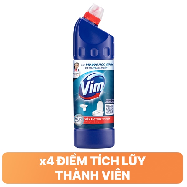 Tẩy bồn cầu & nhà tắm VIM 880ml
