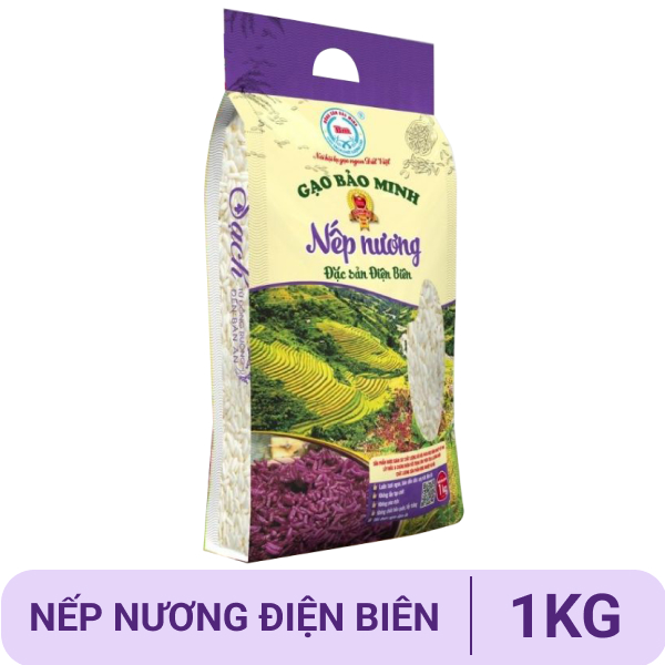 Nếp nương Điện Biên Bảo Minh túi 1kg