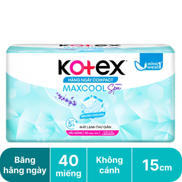 Băng hàng ngày Kotex Cool 15cm