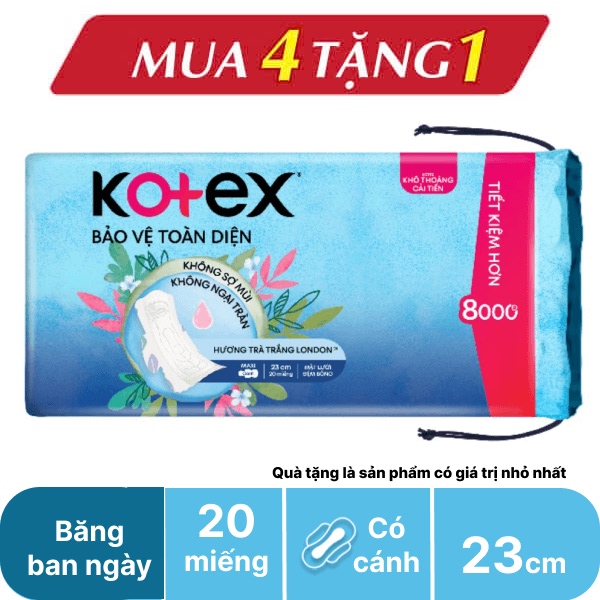 Băng ban ngày Kotex khô thoáng 23cm