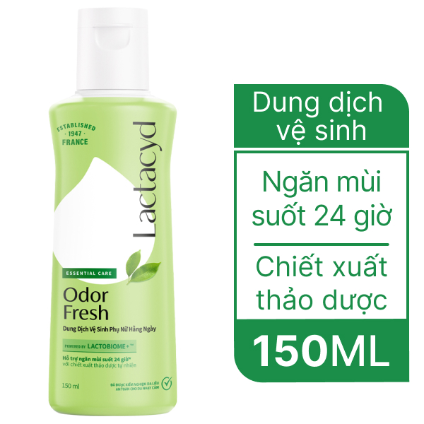 Dung dịch vệ sinh Lactacyd ngăn mùi 24h 150ml