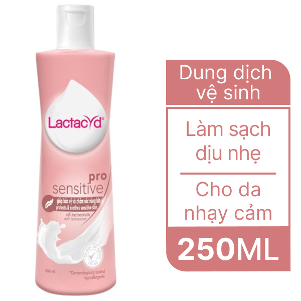 Dung dịch vệ sinh Lactacyd Pro Sensitive 250ml