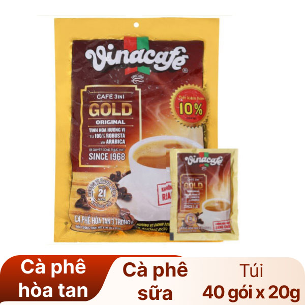 Cà phê sữa VinaCafé Gold Original 800g