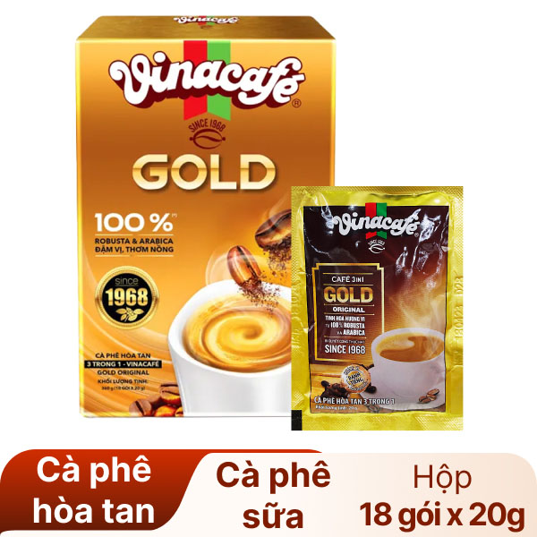 Cà phê sữa VinaCafé Gold Original 360g