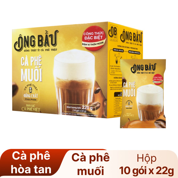 Cà phê muối Ông Bầu 220g