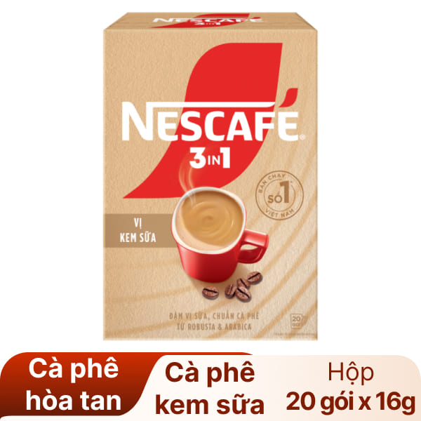 Cà phê kem sữa NesCafé 3 in 1 320g